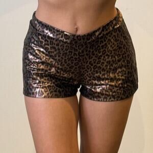 Cheetah Print Shorts  M